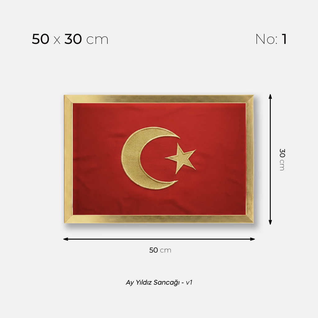 Ay Yıldız Sancağı - Gold