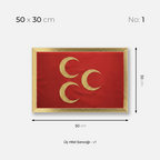 Üç Hilal Sancağı - Gold